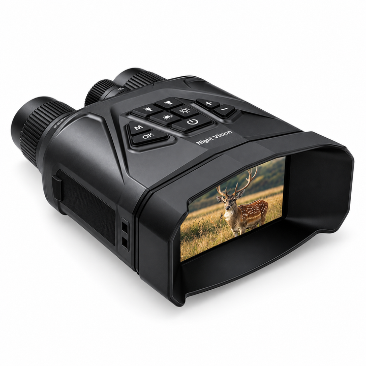 WildVistaX infrared night vision binoculars on white background