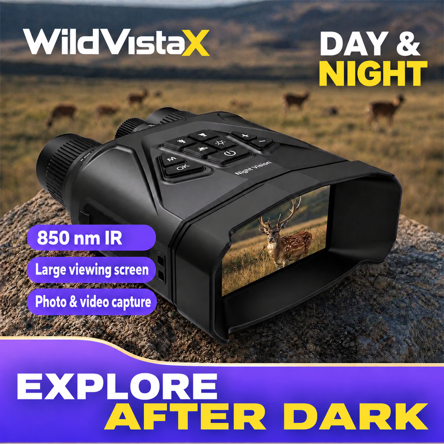 WildVistaX binoculars for day and night observation